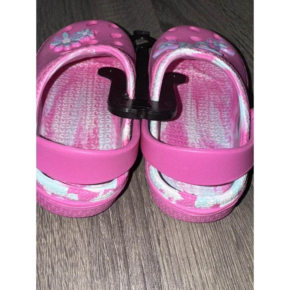 Butterfly & Unicorn Toddler Sz 7 Clogs New Lot of 2 Purple And Pink Adorable Set